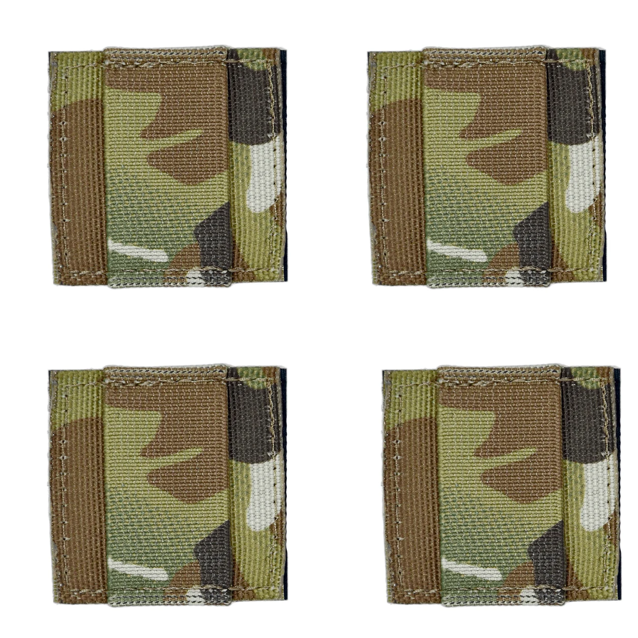 4Pcs Tactical Cable Management Retention Clips MOLLE Hook and Loop Wire Organizer for Helmet Vest Backpack EDC Hunting Gear