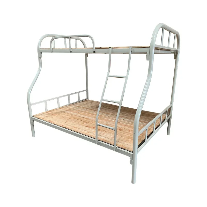 Wholesale Iron Art Child and Mother Beds, Double Beds, Children's Student Dormitory, High and Low Beds, Mother and Child Twin I