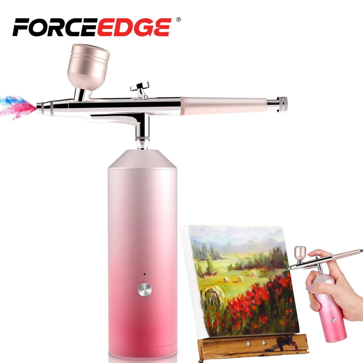

Multifunctional Airbrush Kit with Compressor Precision Mini Spray Gun for Nail Art Makeup Cake Design Stenciling Model Painting