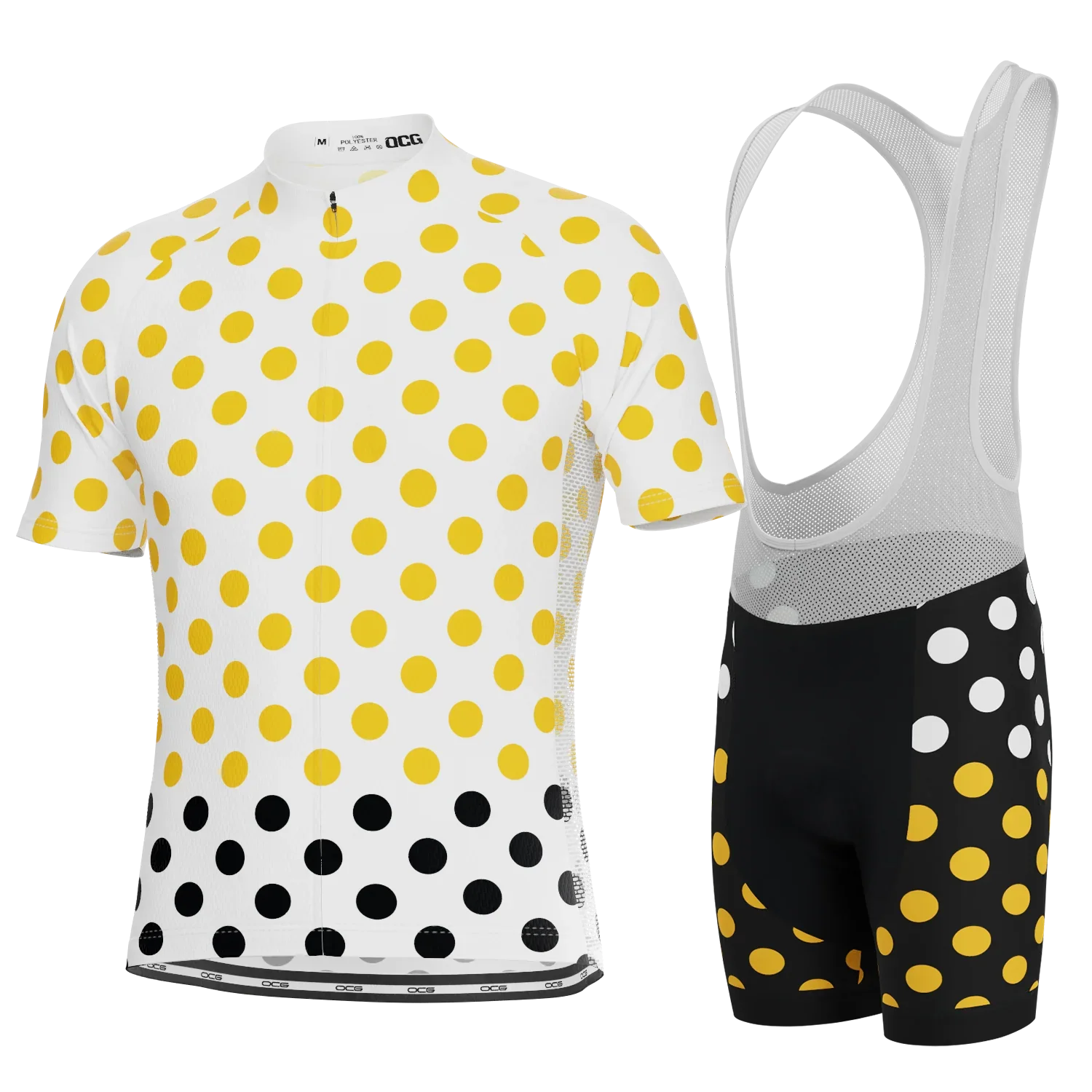 Red Polka Dots on White Team C - Sports Equipment Kit ulasan dan harga