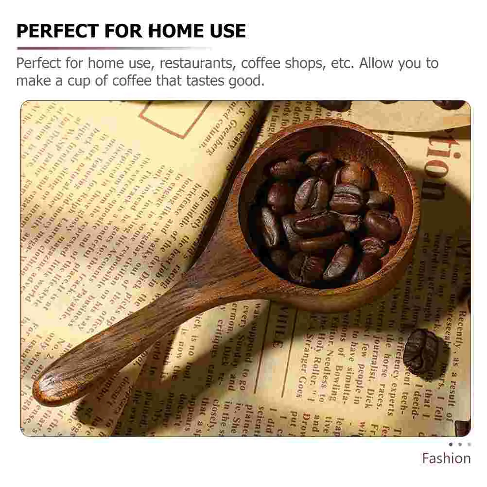 Acacia Wood Measuring Spoon Cups Wooden Spoons Salt Pickle Serving Tool Coffee Ground Scoop