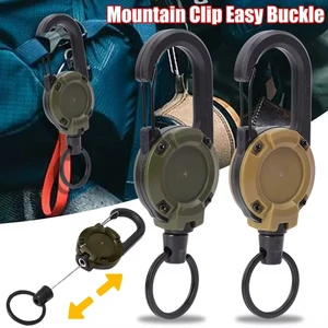 Carabiner Gulungan Tarik Tugas Berat Dapat Ditarik Tali Kawat Baja Kuat Gantungan Kunci Pegas Gesper Alat Gantungan Kunci Lampiran Sporty Luar Ruangan Alat Gantungan Kunci 6 gantungan kunci yang dapat ditarik dengan penjualan terbaik - №