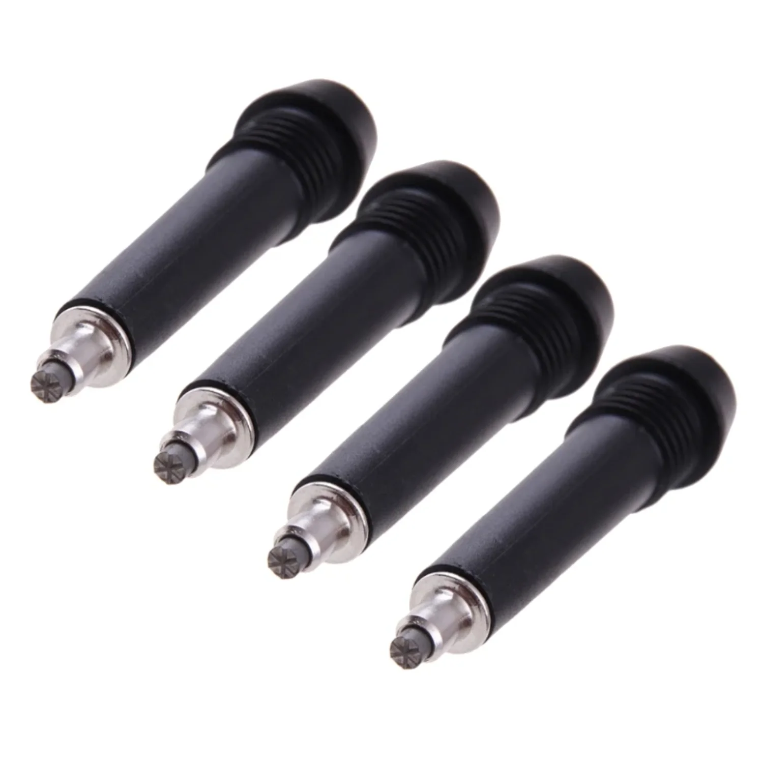 

4Pcs Tungsten Carbide Walking Stick Tips Trekking Cane Rod Alpenstock Replacement Accessories Spare Parts Hiking