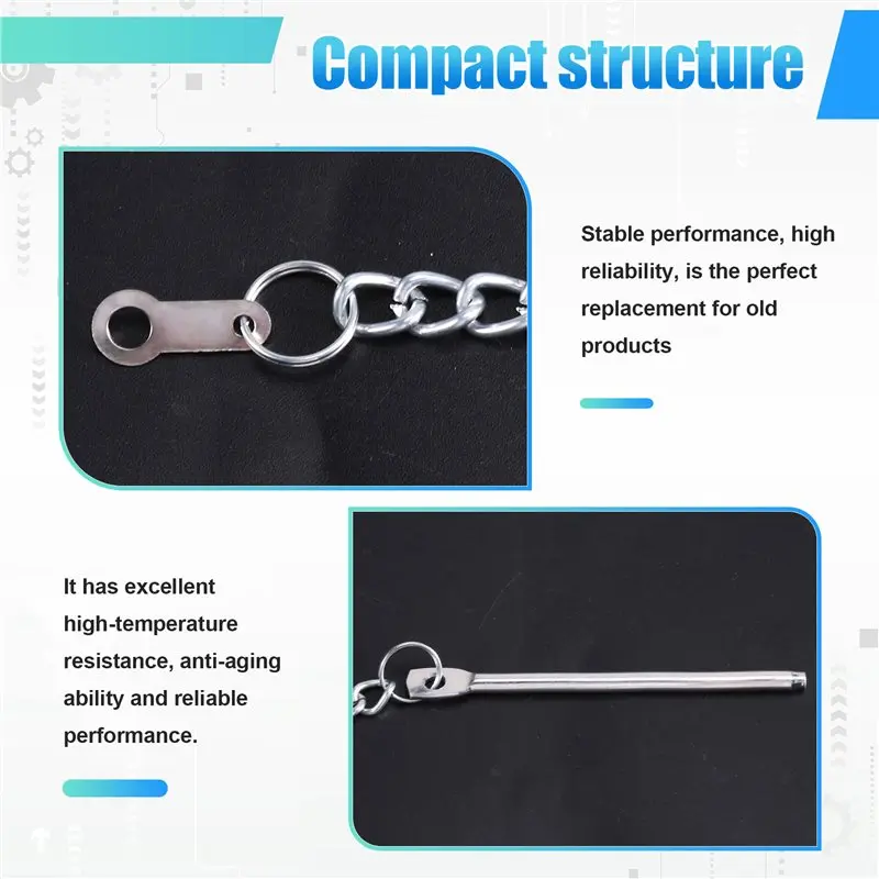 Exquisite-Portable Patio Umbrella Stabilizer Pin Chain Replacement, Shade Sail Repair Fixing Hardware