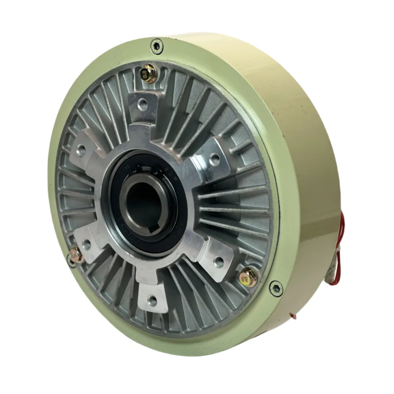 

Hollow magnetic particle brake DC24V adjustable torque for tension equalization of web release also simulates load test