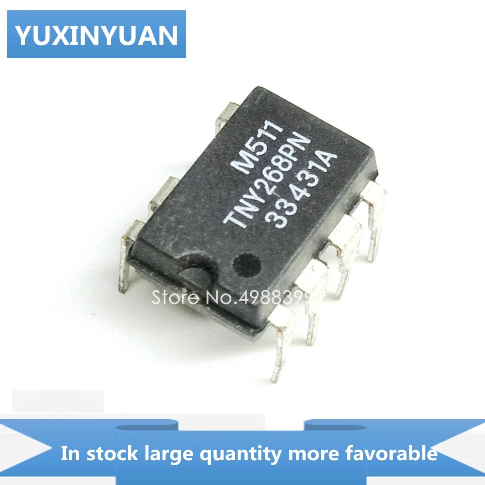 10PCS/LOT TNY268PN  TNY268P  TNY268 TNY 268PN  NY268PN DIP7 in stock YUXINYUAN