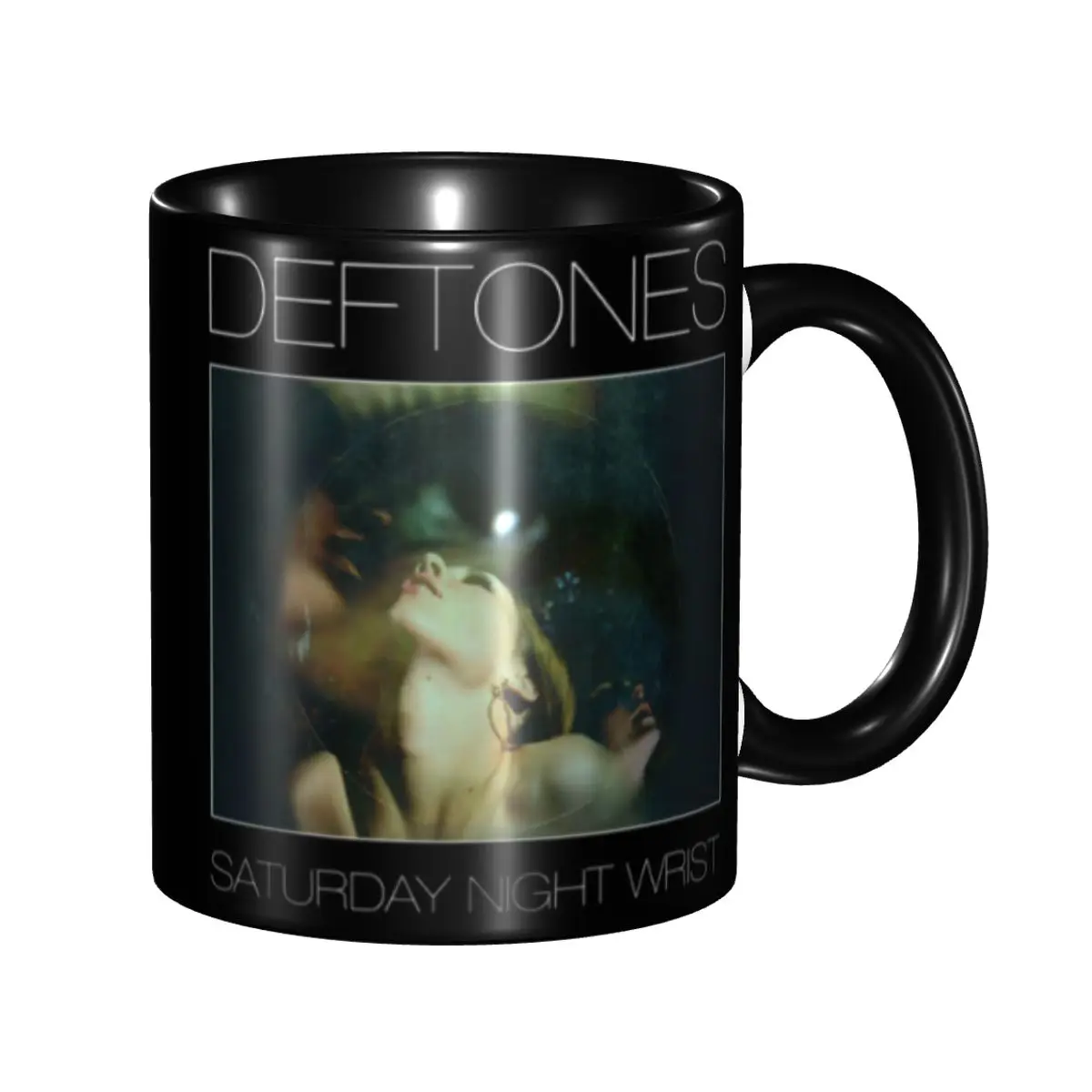 

DIY Alternative Metal Band Deftoness Ceramic Mug Custom Coffee Cup Creative Gift