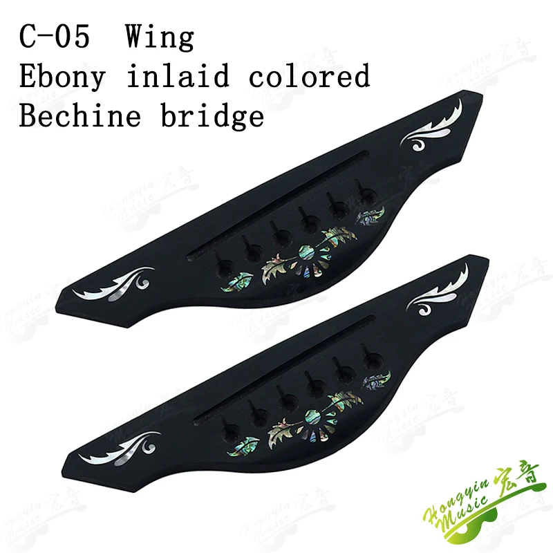 Ebony Inlaid true color Bechine code folk acoustic guitar TL harp under bridge code lower drive pull wire plate pull string plat