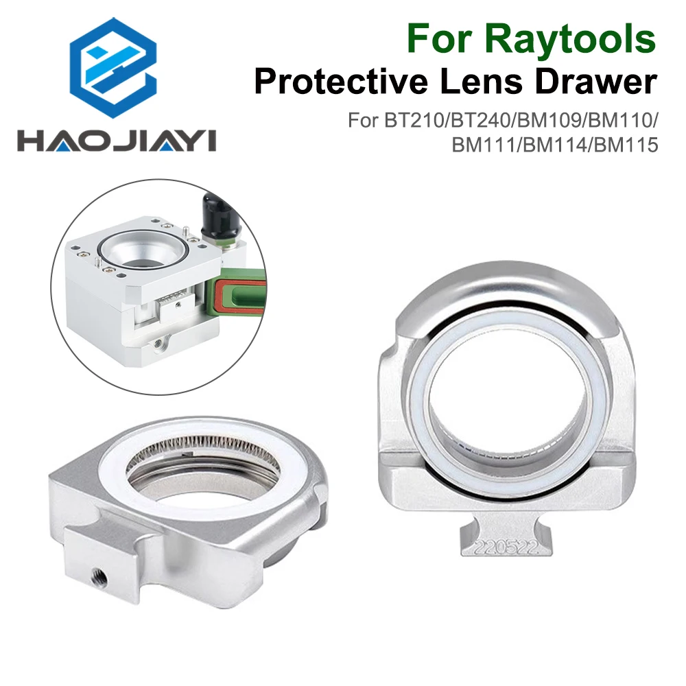 

Защитный ящик для линз Raytools, волоконный лазер BT210/240S BM110/111/114/115 37x7 27,9x4,1 мм, уплотнительное кольцо, шайба, крышка, сиденье для линз