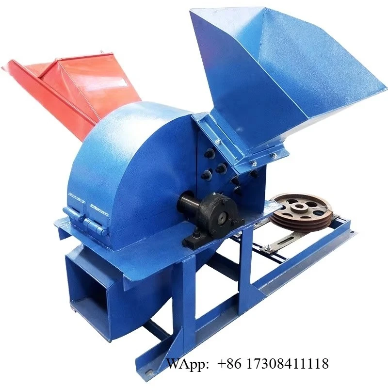 Wood Crusher & Wood Chipper Mobile Heavy-Duty Bearing High Capacity 110-160t/h /Electric Motor 220V/380V Long Service Life