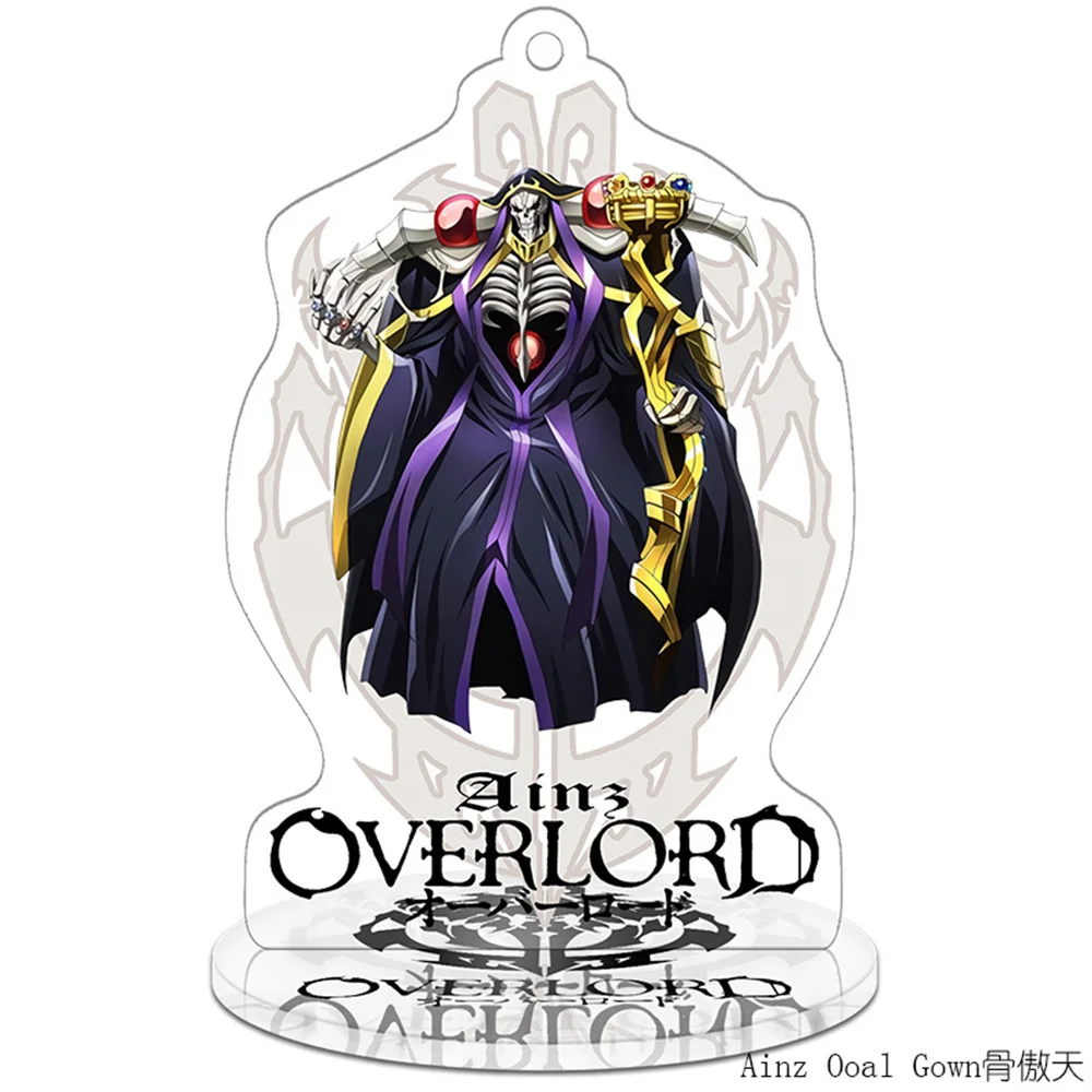 Hot Anime Overlord Acrylic Stand Model Cosplay Characters Ornament Accessories Goods Collection Gifts 15cm