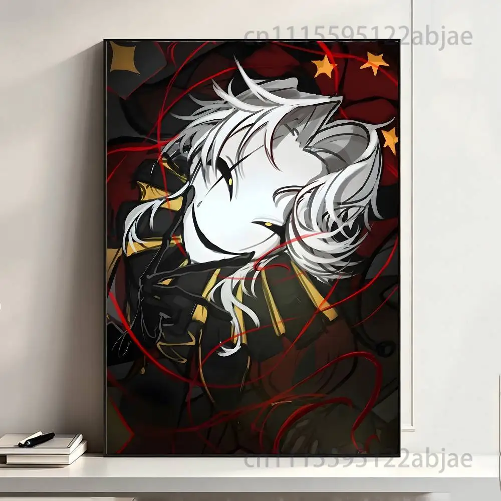 P-Pierrot The Freak Circus Poster Waterproof HD Wall Art Decal Self-Adhesive Aesthetic Decor For Home Living