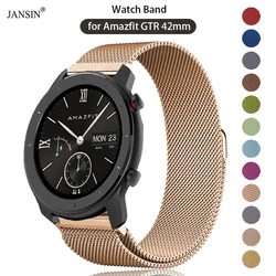Milan Loop Strap For Huami Amazfit GTR 42mm Bracelet Band for Amazfit GTR 42mm Replacement Wristband Correa Accessories