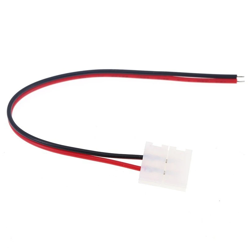 3528 ライトストリップ 5050 モノクロシングルヘッド LED 高速端子 10 ミリメートルライトバーケーブル 8 ミリメートルはんだフリーコネクタ