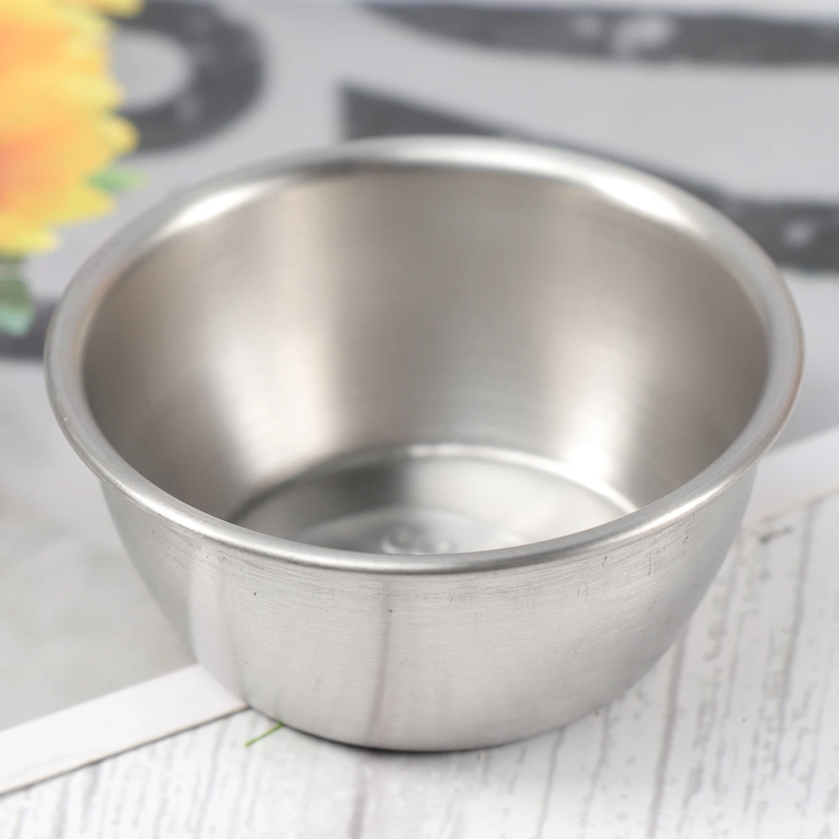 

9 pcs StainlessSteel Sauce Bowls ShallowWide Perfectfor KitchenRestaurant Food ServingCondiment Containers Seasoning Plates