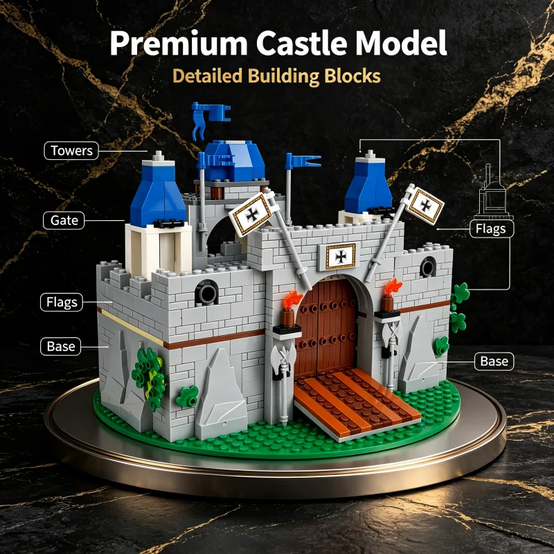 Model Średniowiecznego Zamku K – Woodworking Blueprint recenzja i cena
