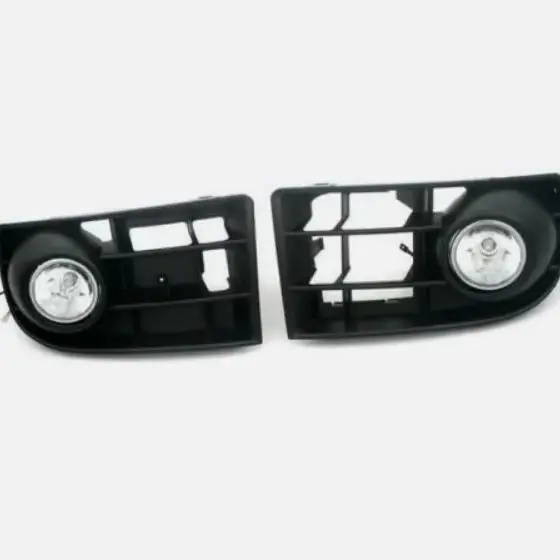 Front Fog Light & Grille For VW Golf MK5 1.9 2.0 GT TDI Rabbit 2.5 New