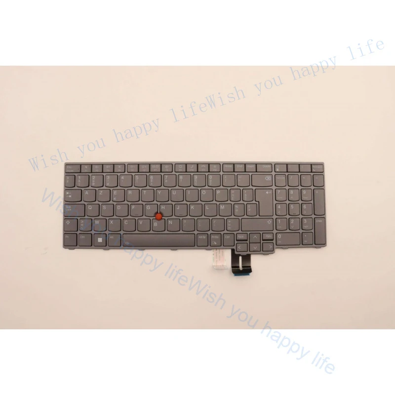 V+ Original 5N21F39326 for Lenovo Thinkpad Belgian Keyboard P16 Gen 1, P16 Gen 2