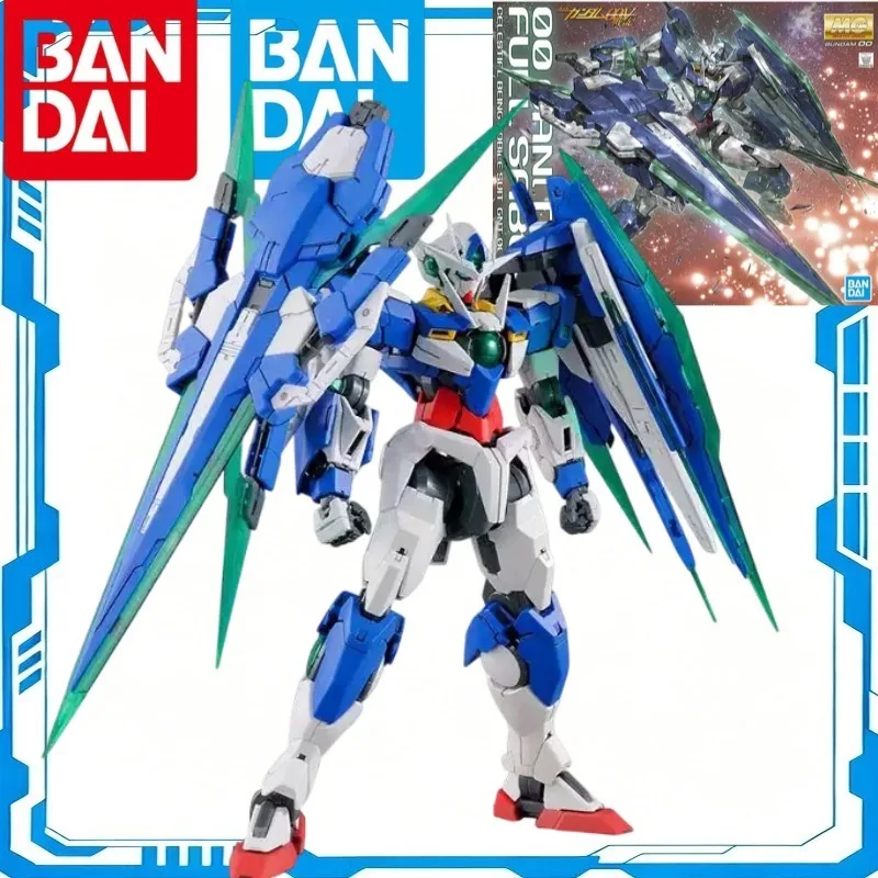 

Genuine Bandai MG 1/100 GNT-0000/FS 00 Qan[T] Full Saber Mobile Suit Gundam 00 Plastic Assembly Model Kit Toy in Stock