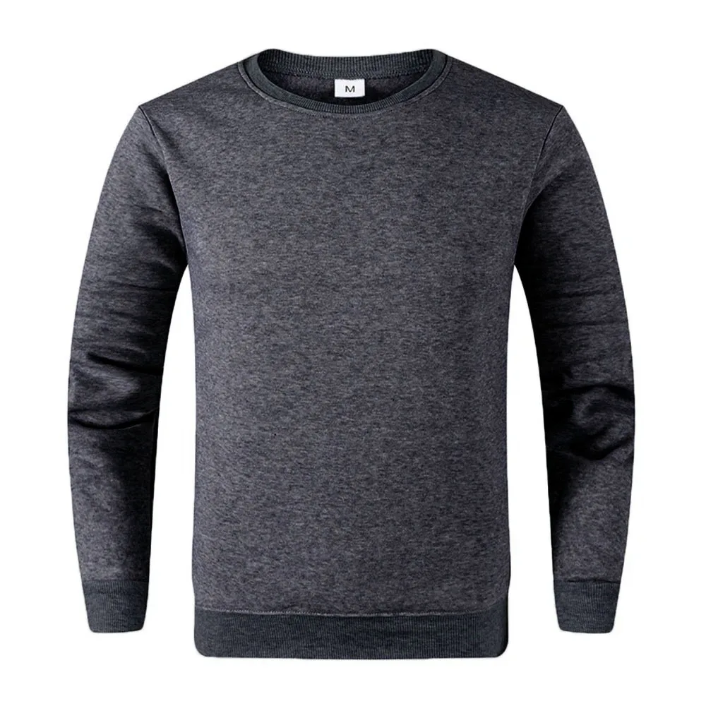 Herren Basic Pullover Casual Sweatshirts für Männer Frauen einfarbig Frühling Herbst Hoodie Sport Langarm Sweatshirt Techwear – Detail 14