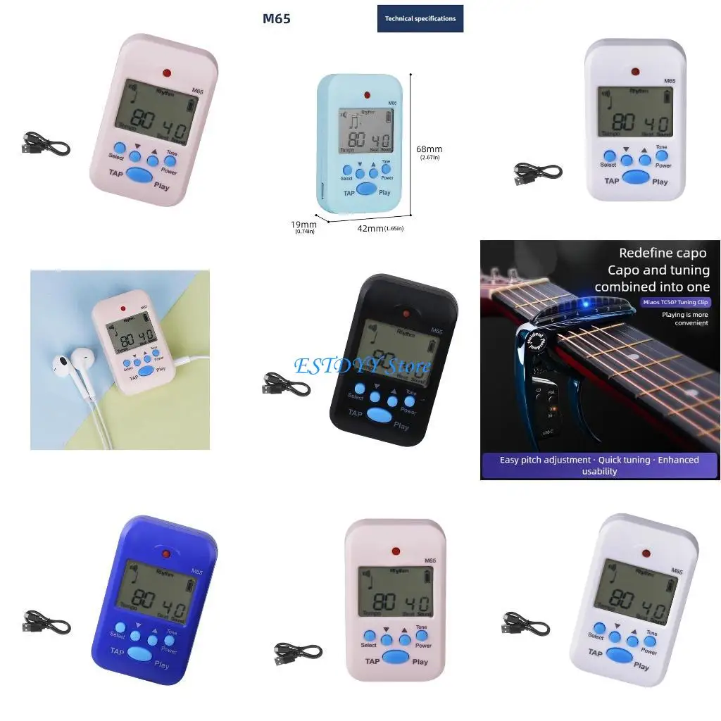 G6DE مشبك احترافي للجري الرياضي الصغير على شاشة LCD الرقمية المسرع الرقمي فاز تيمبوس المسرع الدائم #1