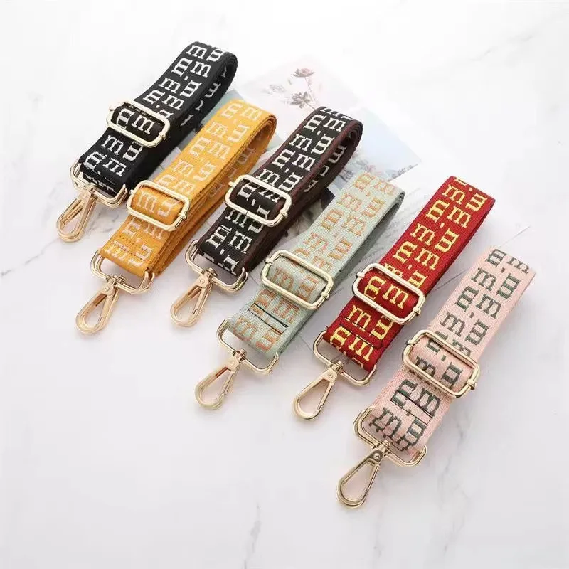 Simplified Ethnic Letter Widened Shoulder Strap Bag Strap Crossbody Replaceable Bag Strap Shoulder Strap Accessory Strap Versati