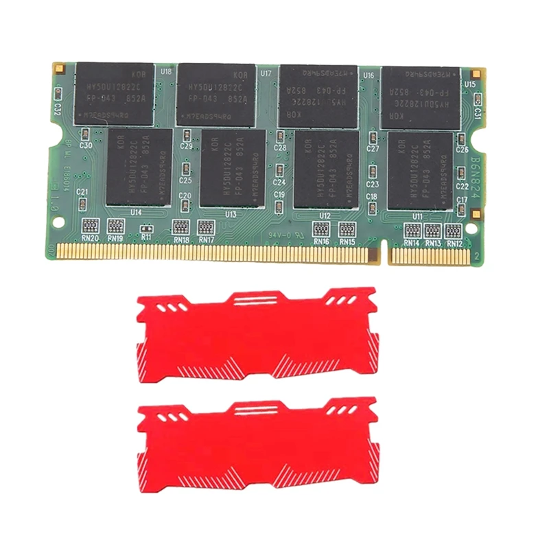 Laptop Memory Ram For Hynix +Cooling Vest DDR333 PC 2700 333Mhz SO-DIMM 200PIN For Laptop Sodimm Memoria