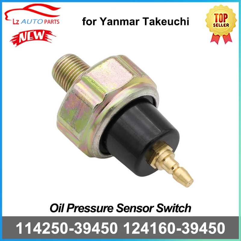 

Oil Pressure Sensor Switch 114250-39450 124160-39450 for Yanmar 4D94E 4TNV98T 4TNV88 4TNV94L Takeuchi # 11425039450 12416039450