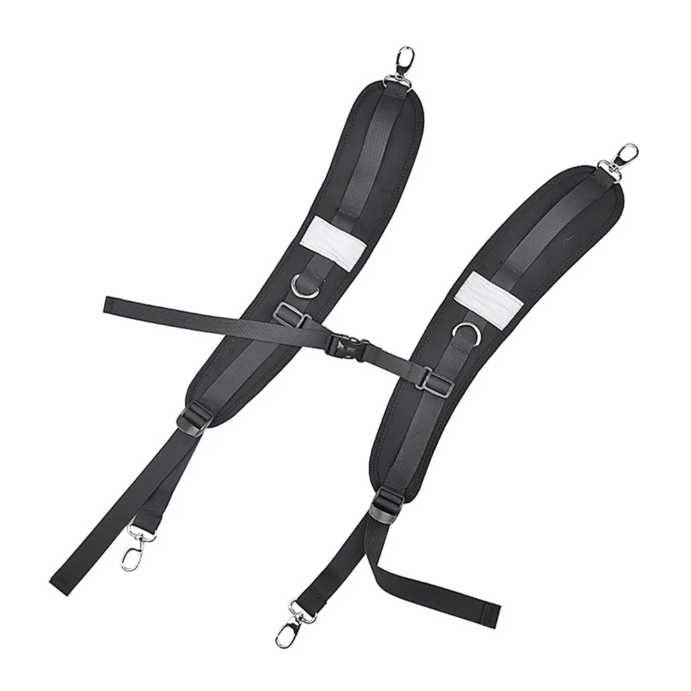 

1Pair Waterproof Double Shoulder Straps Adjustable Padded Backpack Replacement Outdoor Drifting Sports Carrying Straps