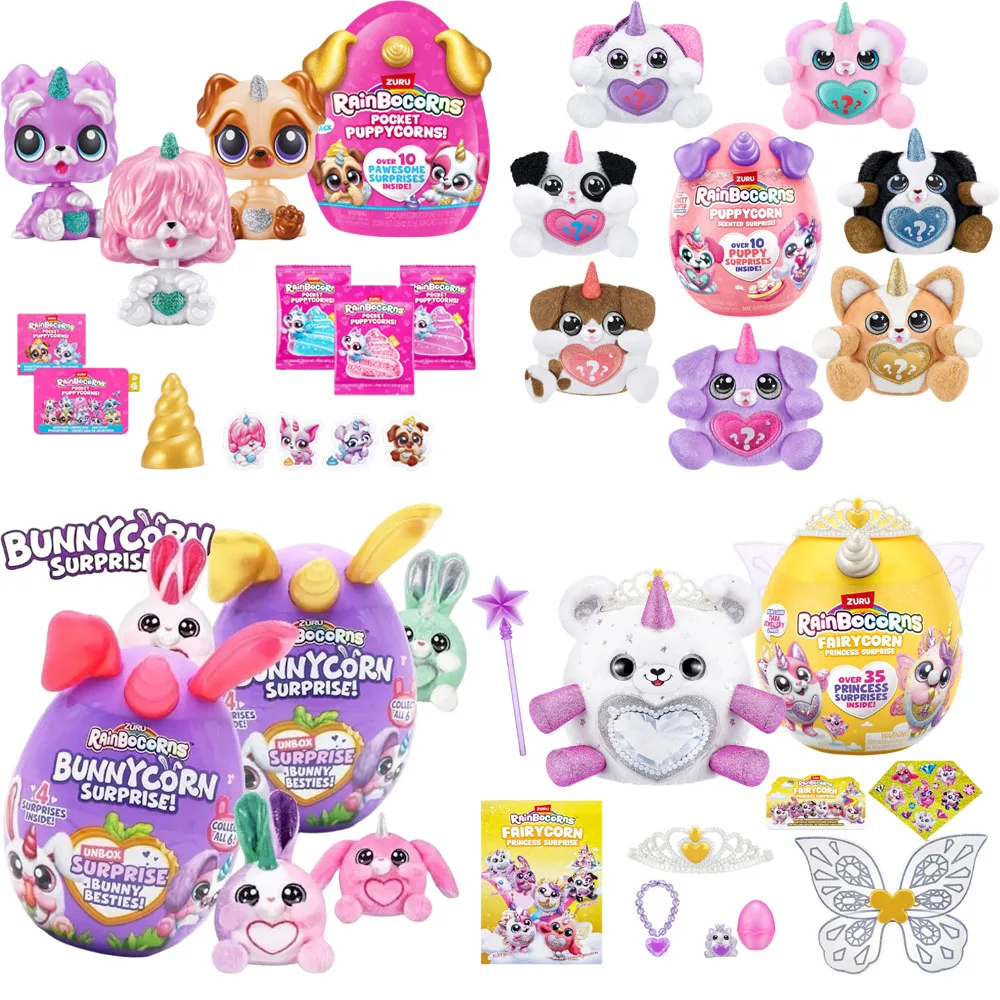 Juguete sorpresa Zuru, mi Mini bolsa ciega de marca, huevo ciego, unicornio, caja ciega misteriosa, colección Original, juguete para regalo de peluche para niños