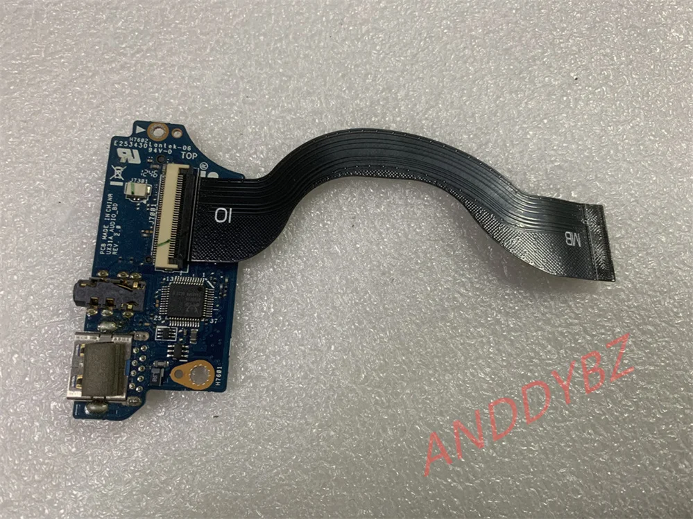 Original UX31A AUDIO BD USB Board For ASUS UX31A USB Audio SD Card Reader Board w/ cable  Works perfectly