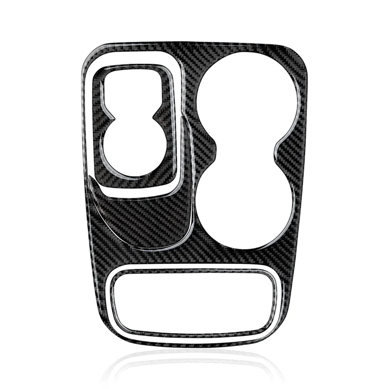 

NEW-Interior Accessories Carbon Fiber Center Console Gear Shift Panel Cover Trim Kit For Dodge Durango 2014-2017