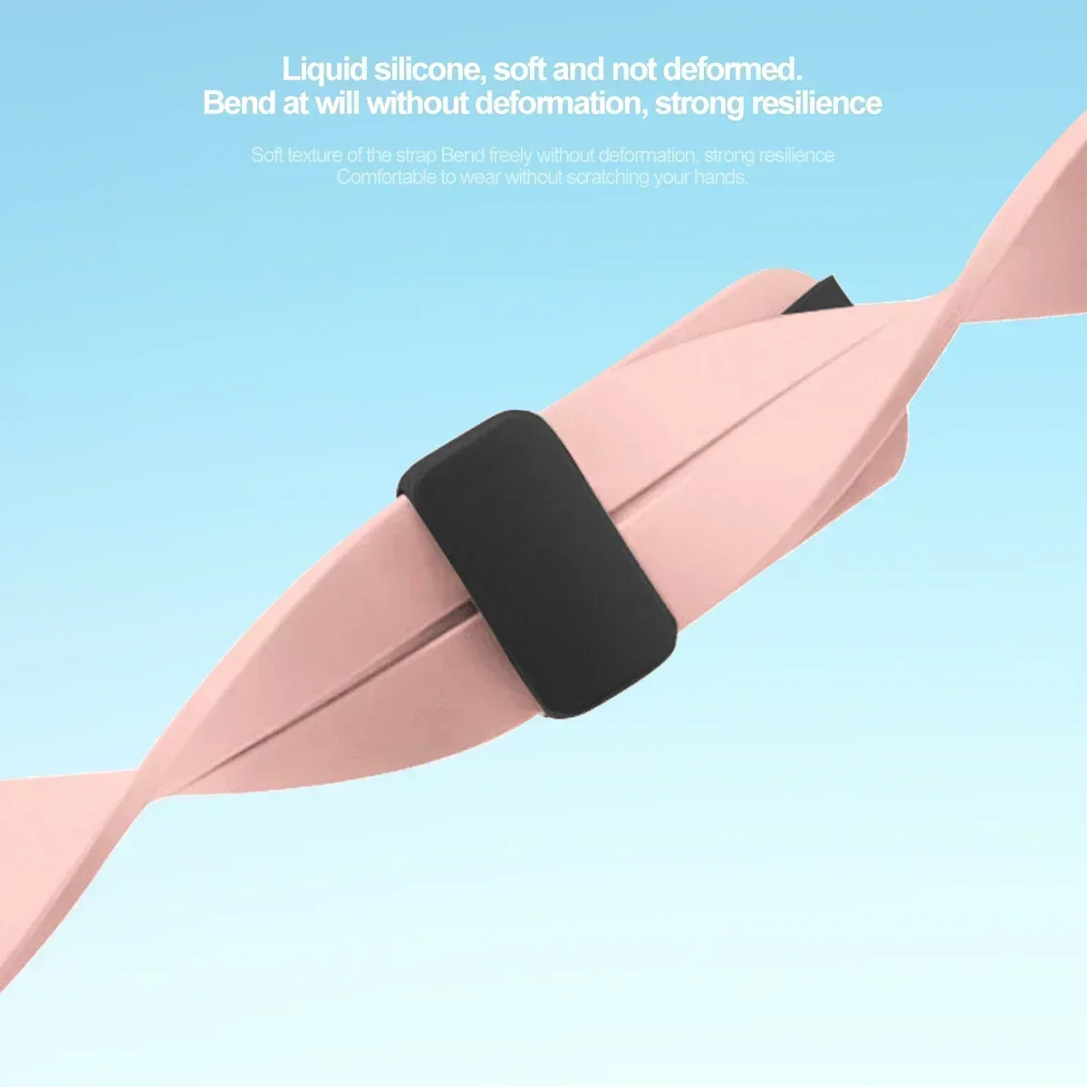 Quick Fit Silicone Strap for Samsung Galaxy Watch 6 44mm 40mm Sport Watchband Magnetic D-Buckle Strap Galaxy 6 Classic 43mm 47mm image 3