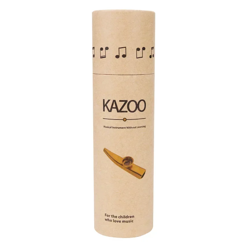 1pcs Kazoo Box Metal Kazoo Paper Storage Holder for Mouth Blowing Musical Instrument Accessories Organizer