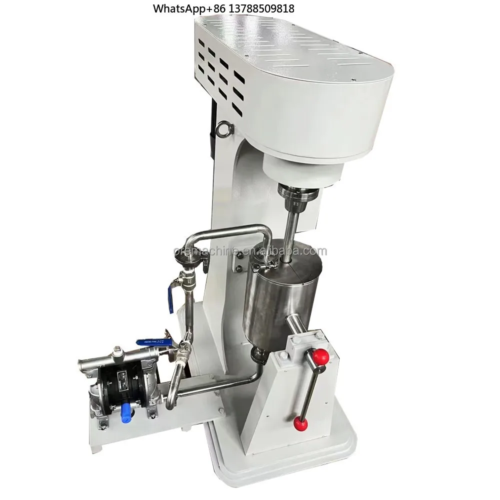 Lab Stirring Ball Mill 1-50L Automatic Rising Wet Grinding & Mixing Miller Vertical Mining Attritor Grinder Mixing Ball Mill