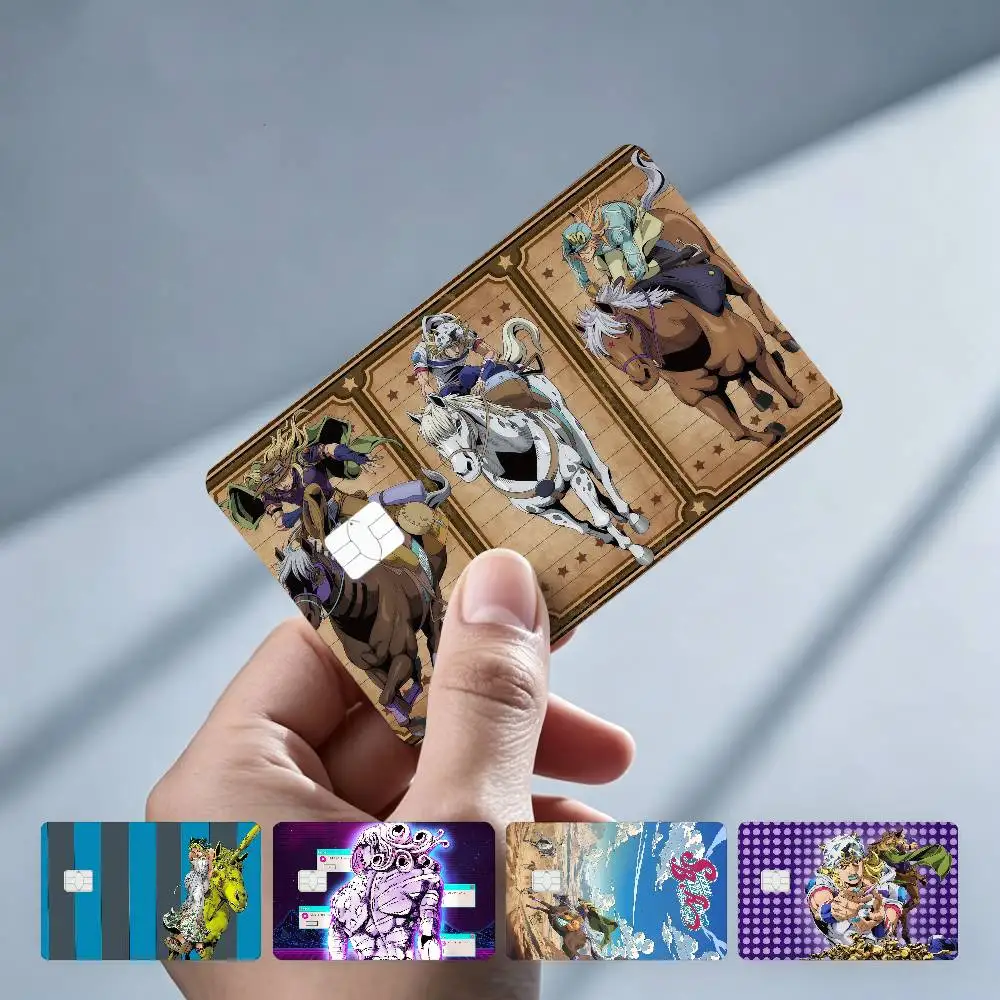Steel Ball Run JoJo Anime Perfect Gift Ide merch  layout  Cover Credit Card Stickers   Distinctive design