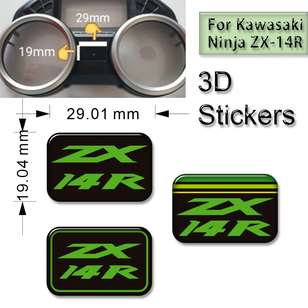 

Tank Pad Gas Fuel Oil Kit Knee Fairing Fender Protection Stickers Motorcycle For Kawasaki Ninja ZX-14R ZX14R ZX 14R Decals