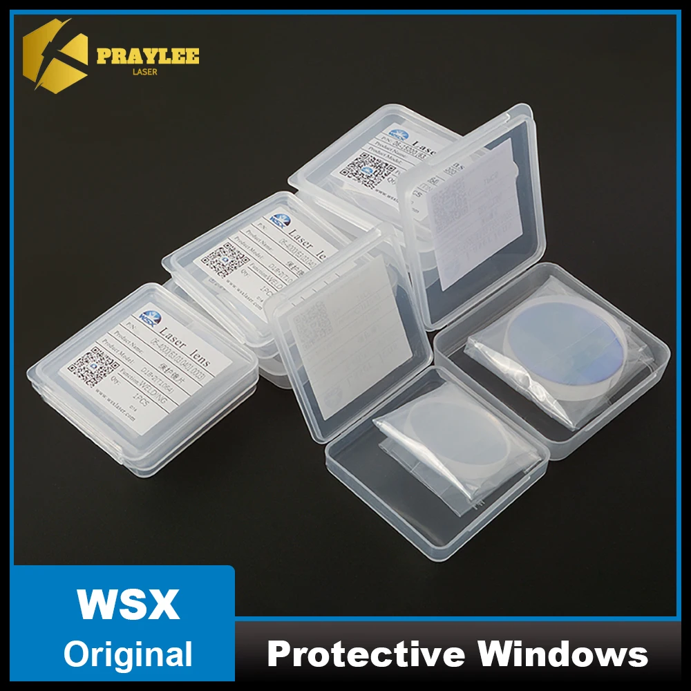 

Original WSX Laser Protective Windows 18*2 20*2 22.35*4 37*7 4KW 6KW 10KW 20KW for WSX KC13 KC15 NC30 Cutting Head