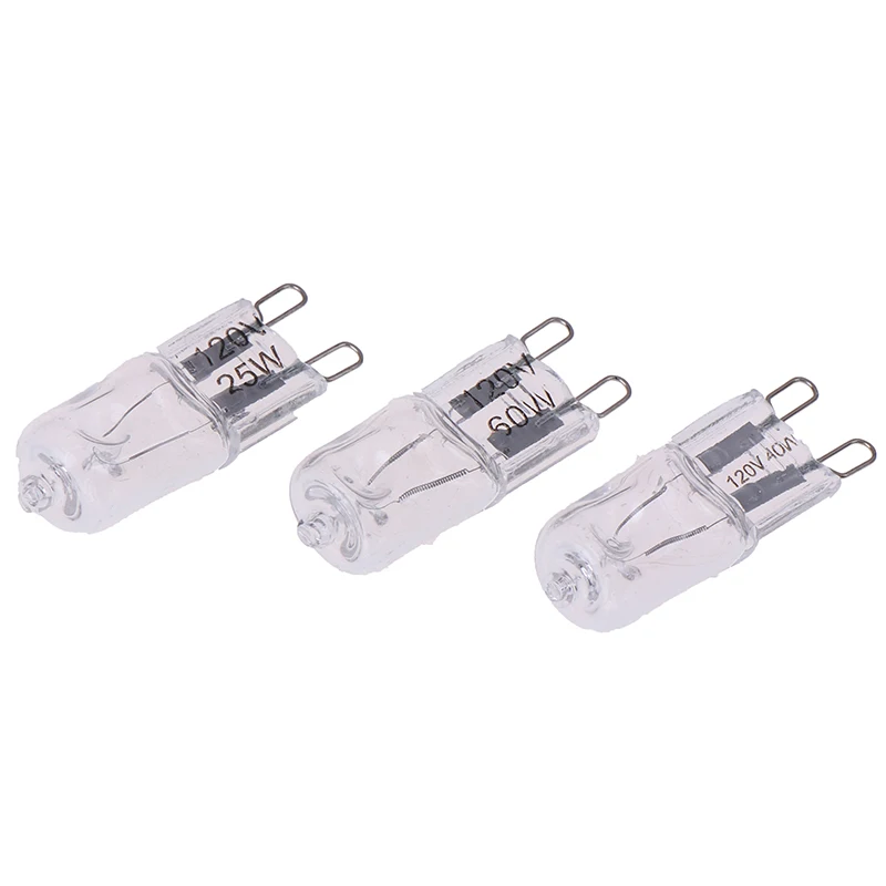 

10Pcs G9 Pin Halogen 120V 25W 40W 60W Light Bulb JCD G9 for Overhead Projection, Fiber-Optics, Landscape Lighting, floor lamps