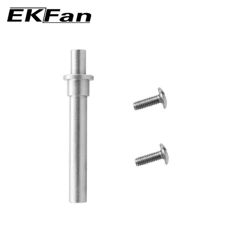 EKfan stainless steel Fishing Reel shaft With screws for S- Spinning Baitcasting lure reel diy parts