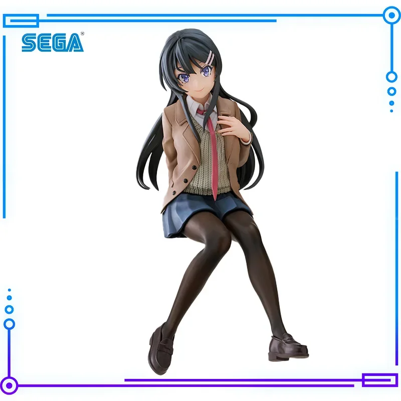 SEGA оригинальный подлинный Seishun Buta Yarou Wa Randoseru Girl No Yume O Minai Sakurajima Mai Премиум Chokonose фигурка 14 см модельная игрушка