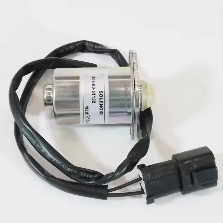 Excavator Spare Part VDC24 NO.2411 206-60-51132 SOLENOID VALVE Machinery Parts