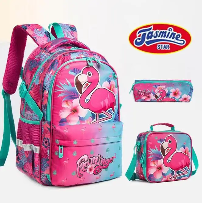 

Students Bookbag Primary School bags For Grade 1-6 kids SchoolBag Lunch bag for boys School backpack bags for girls 6-8 years