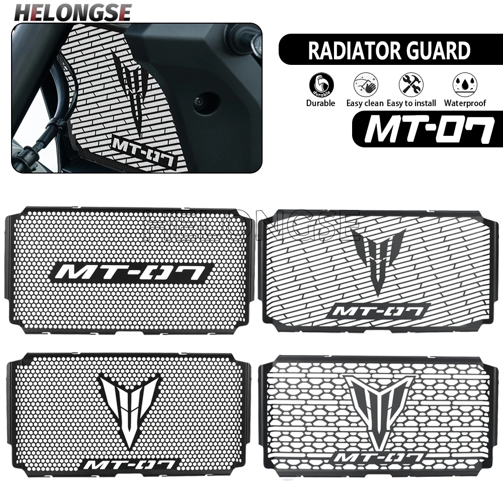 

2025 Motorcycle Radiator Grille Guard Water Fuel Tank Protective Protector Cover For Yamaha MT-07 MT07 MT 07 Y-AMT 2026 2027
