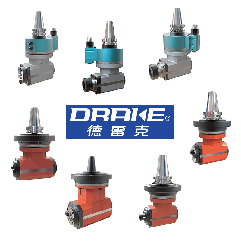 Right angle milling head for numerical control machine tools