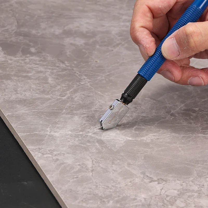 1 قطعة 175 مللي متر قاطع الزجاج الماسي مع مقبض مضاد للانزلاق أداة قطع الزيت لقطع الزجاج والماس