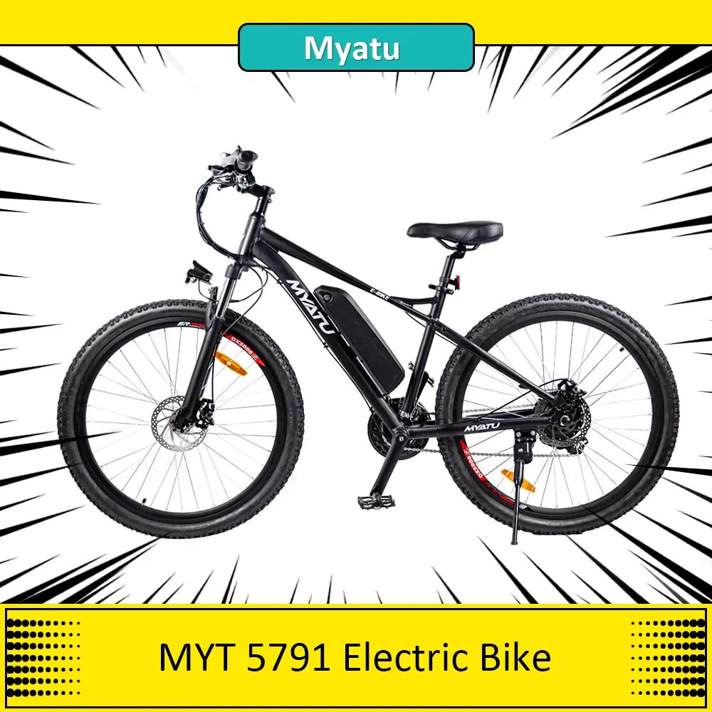 Myatu MYT 5791 Electric Bike, 350W Motor 36V 12.5Ah Battery, 27.5*2.1