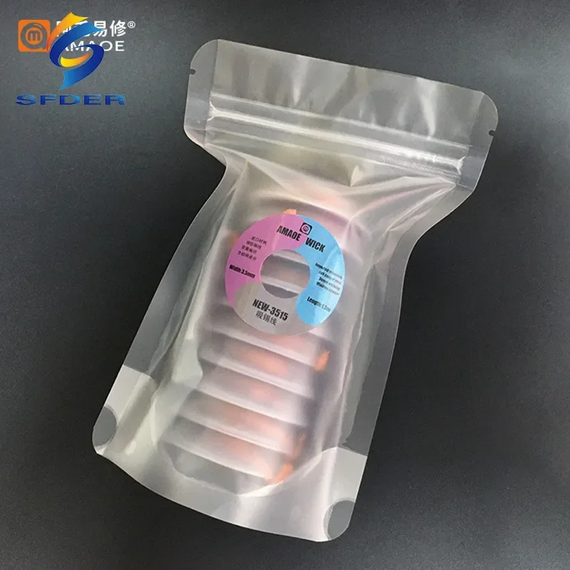 Amaoe Solder Wick Remover Tin Sution Line Soft Wire For Precision PCB Tin Remove Soldering 1515 2015 2515 3015 3515