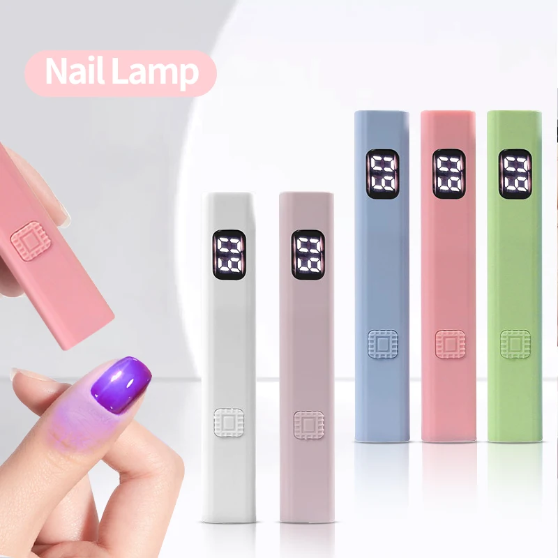 LULAA يده ضوء الأشعة فوق البنفسجية للأظافر شاشة LCD مع 3 الموقت اللاسلكي جل قابلة للشحن علاج سريع للفنانين المنزلية لتقوم بها بنفسك مانيكير