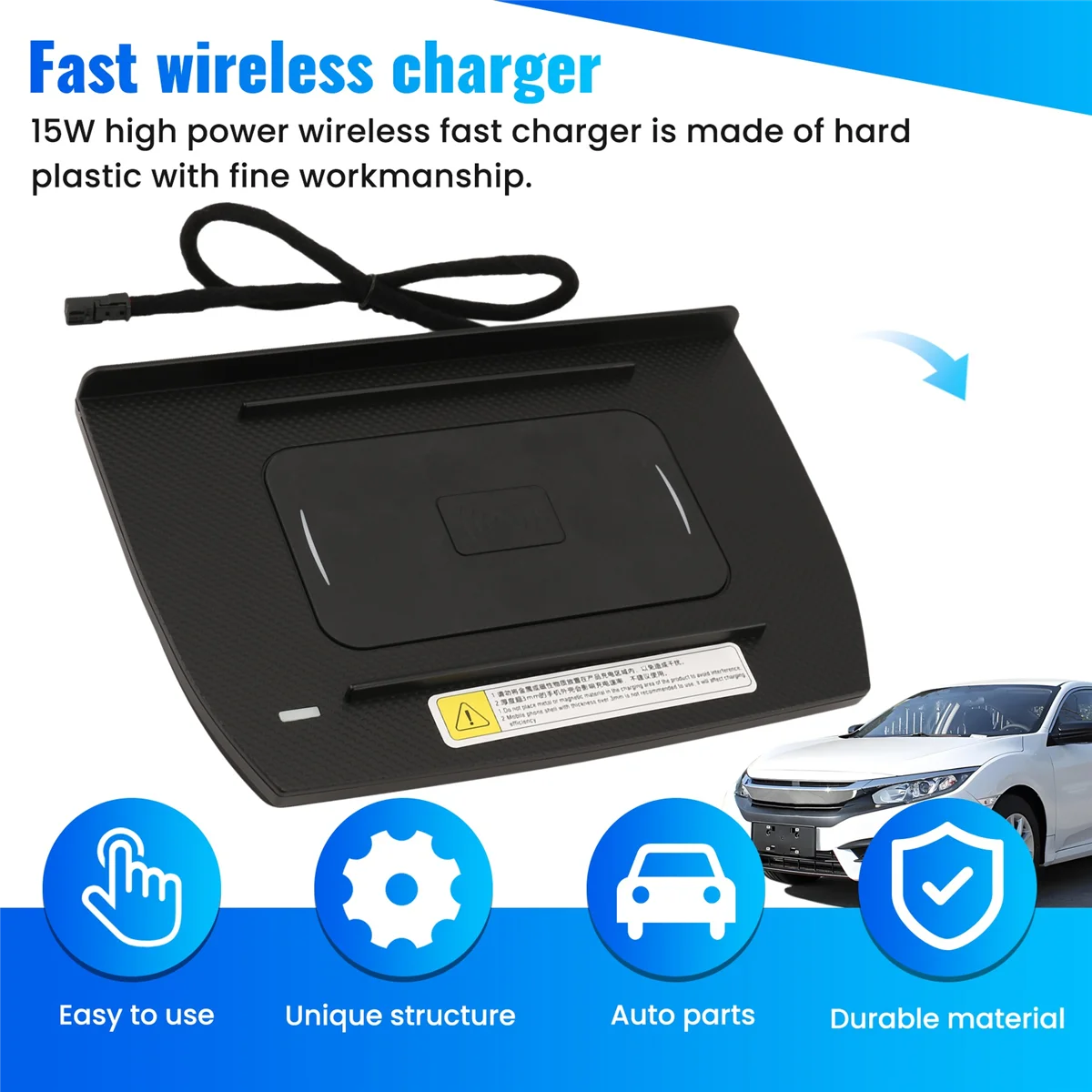 

15W for Qi Wireless Charging Phone Charger Fast Charging Pla Super Hot 10Th MK10 2016-2020